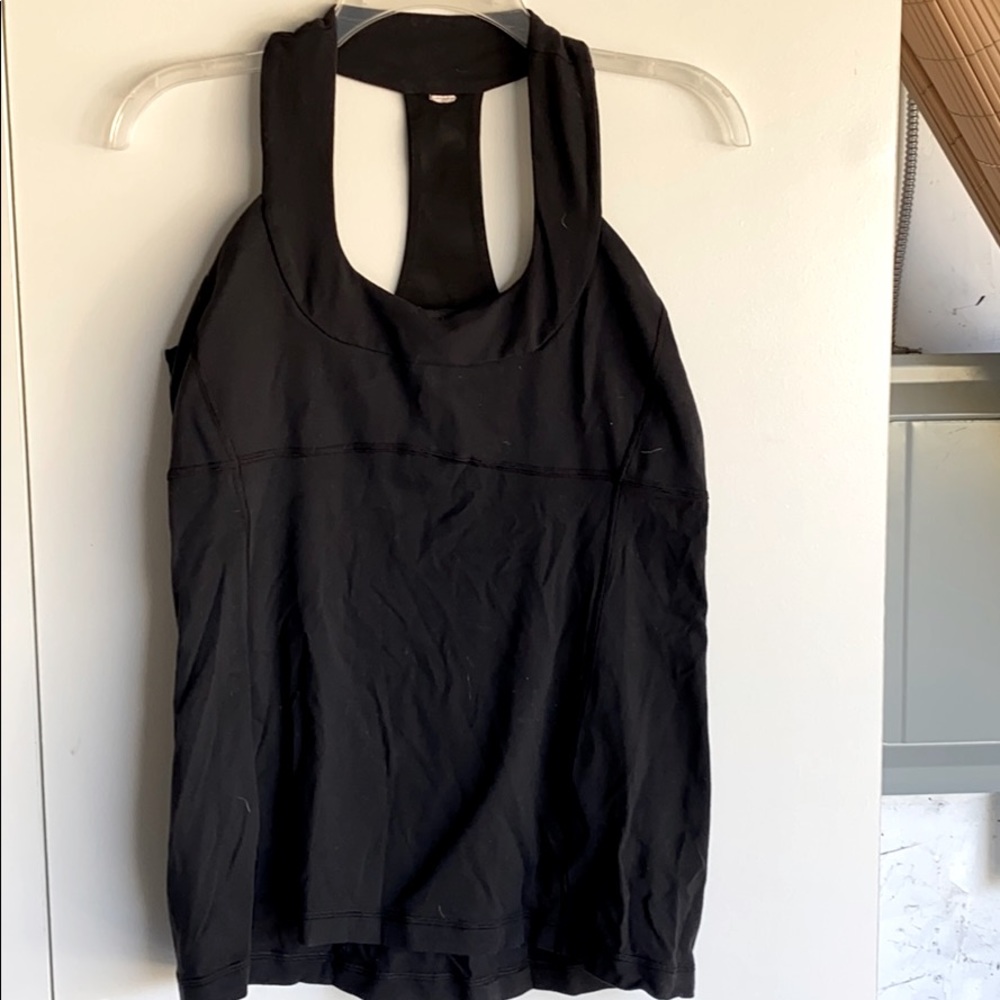 Black bra tank